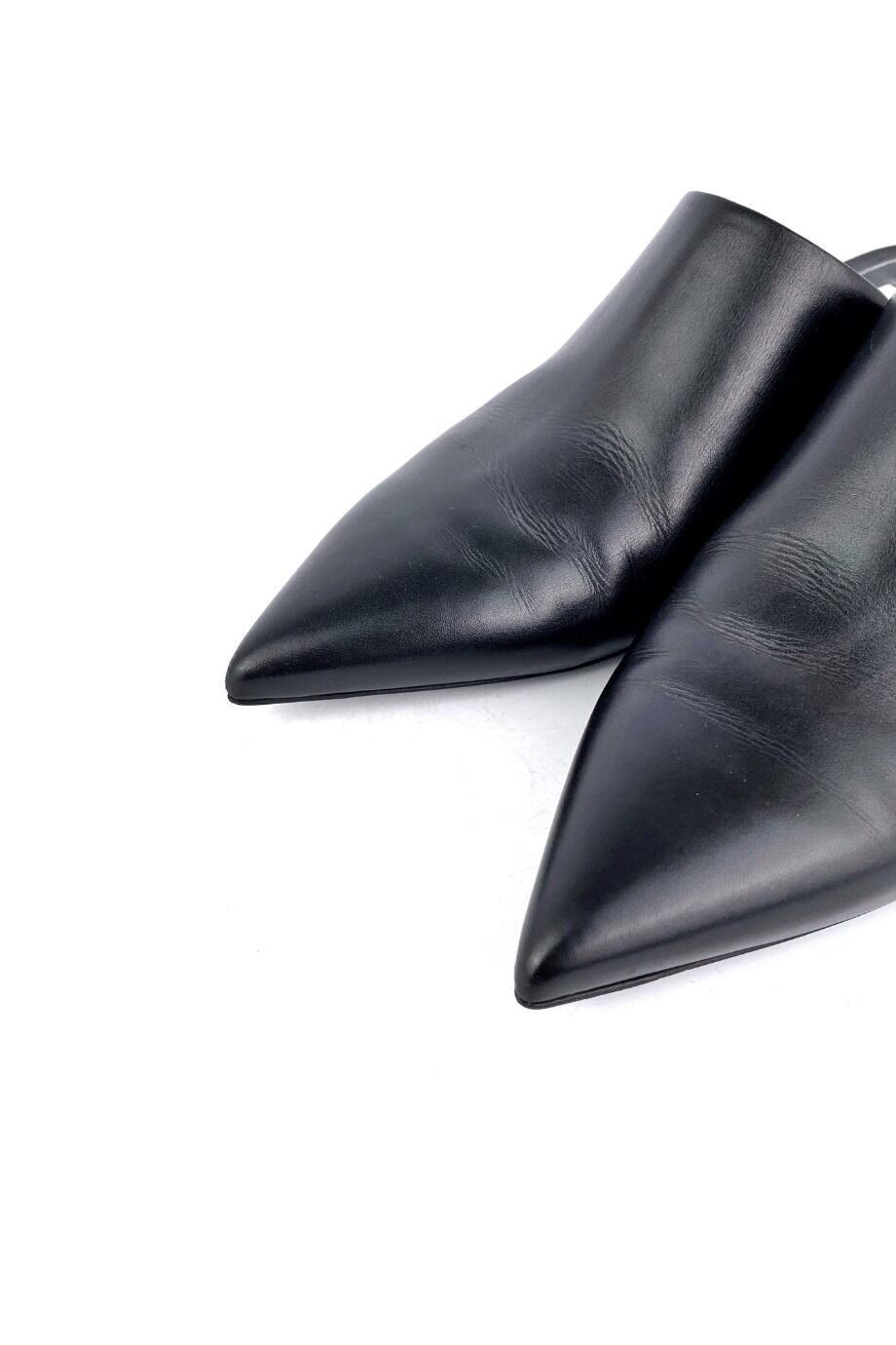 image 3 Мюли черного цвета с фигурным каблуком