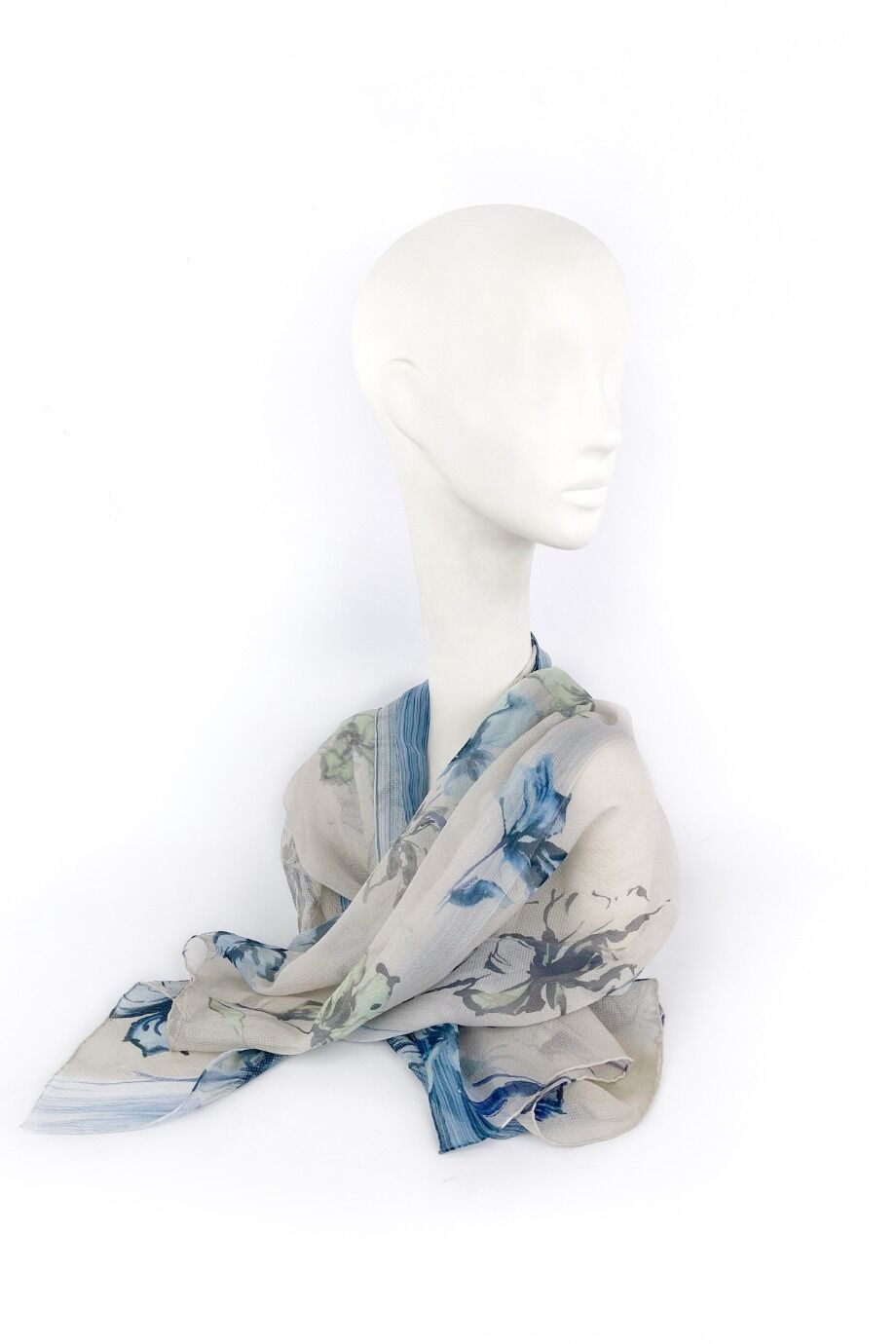 image 3 Шелковый шарф с принтом