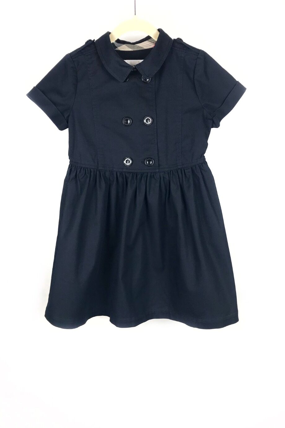 image 1 Детское двубортное платье темно-синего цвета