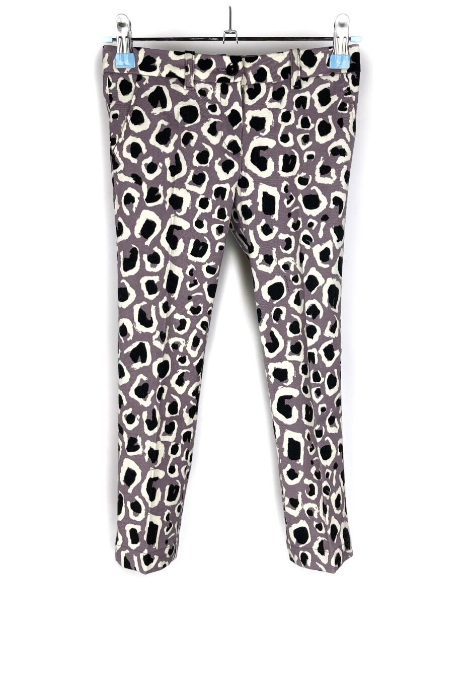 image 1 Детские брюки сиреневого цвета с леопардовым принтом