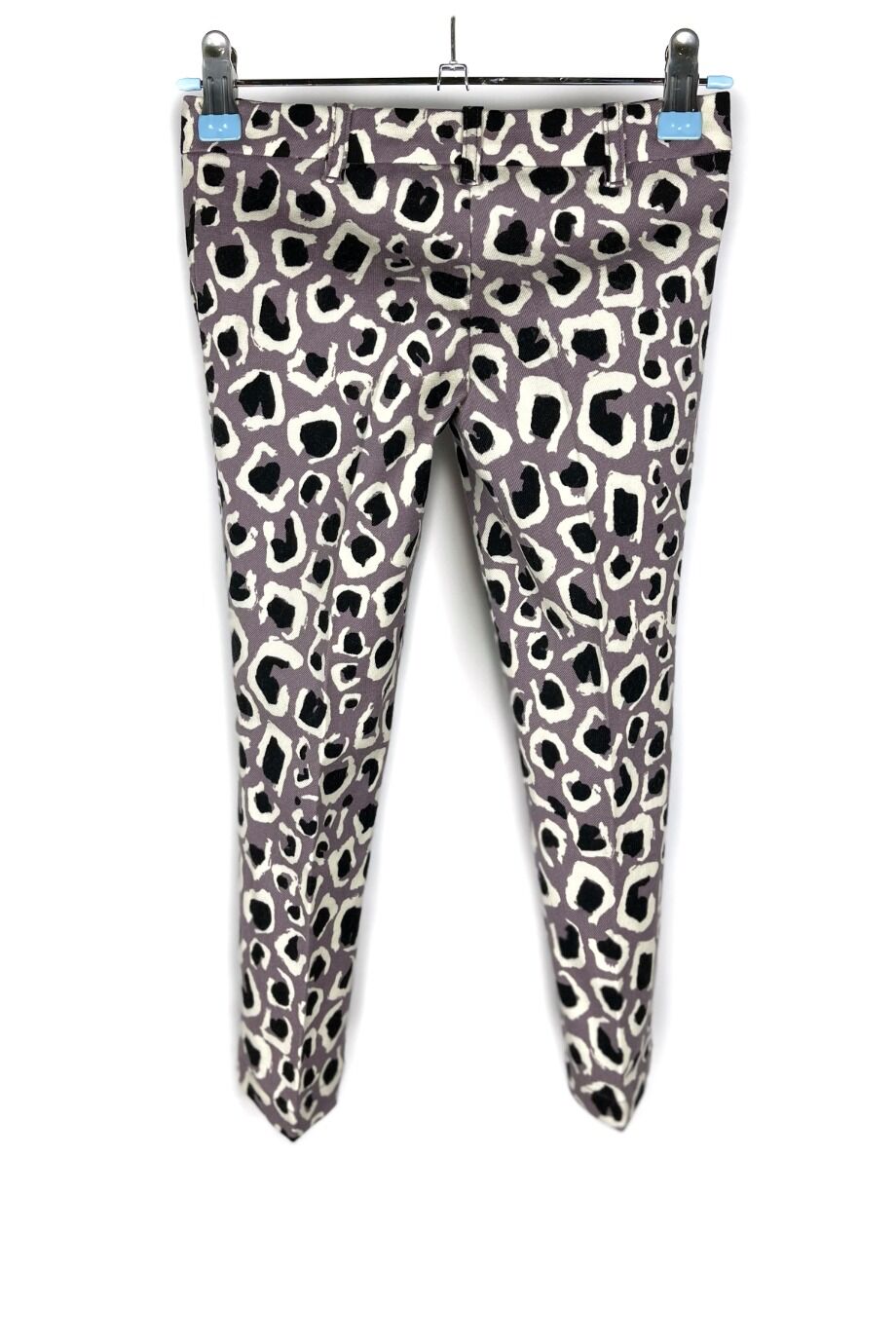 image 3 Детские брюки сиреневого цвета с леопардовым принтом