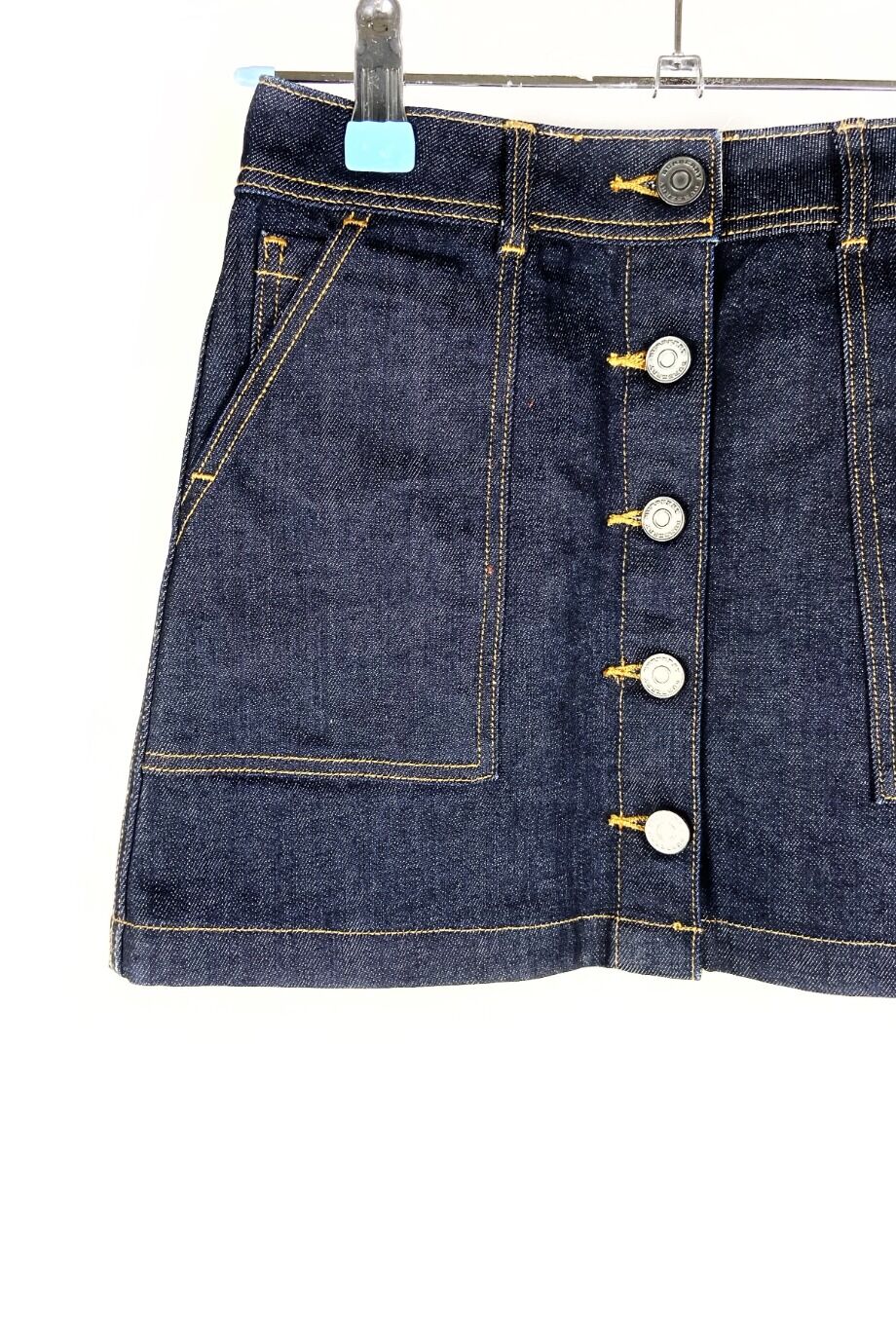 image 2 Детская джинсовая юбка темно-синего цвета