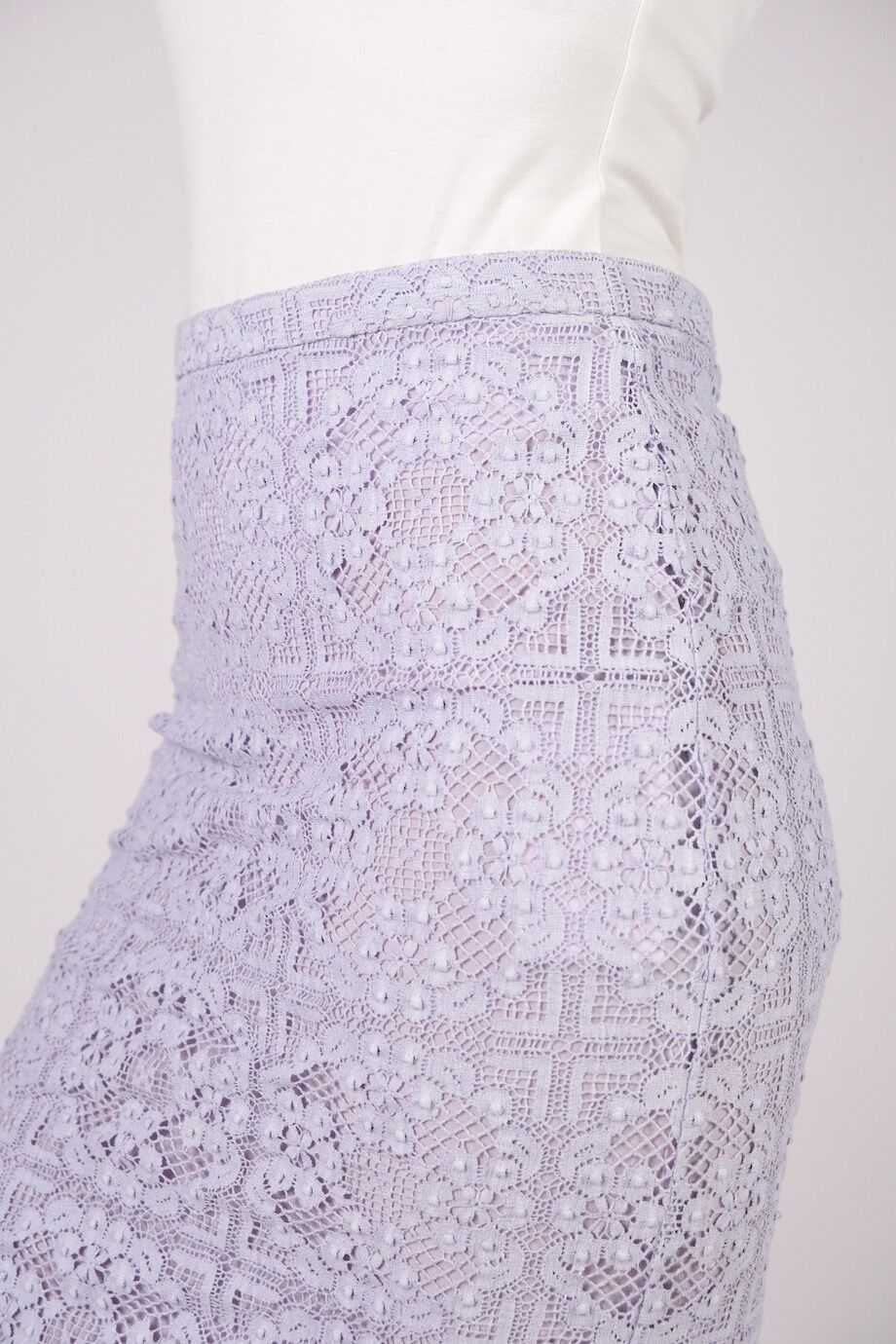 image 5 Кружевная юбка лавандового цвета
