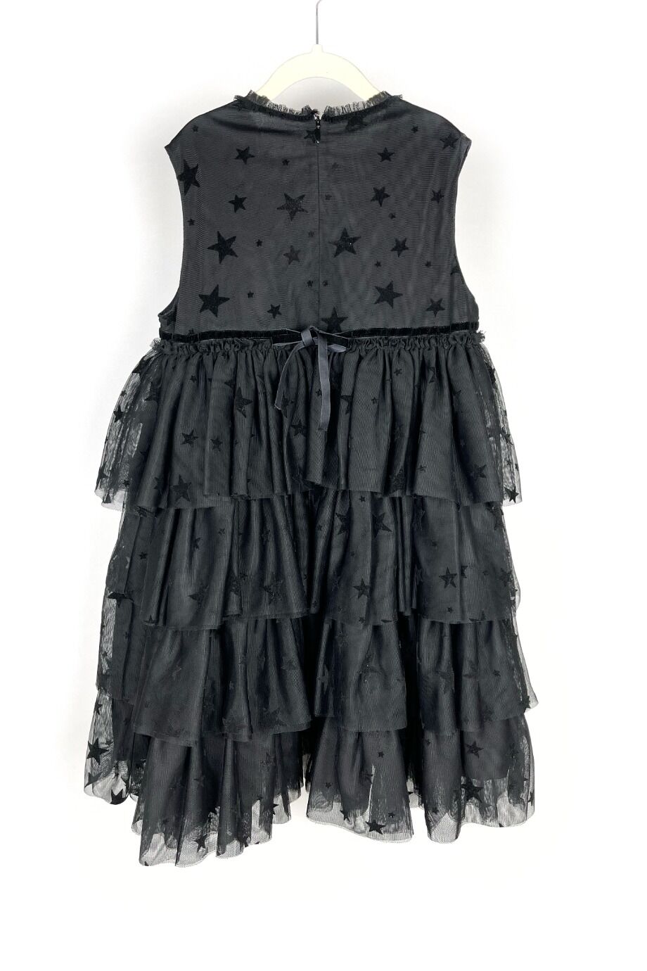 image 3 Детское платье черного цвета со звездами