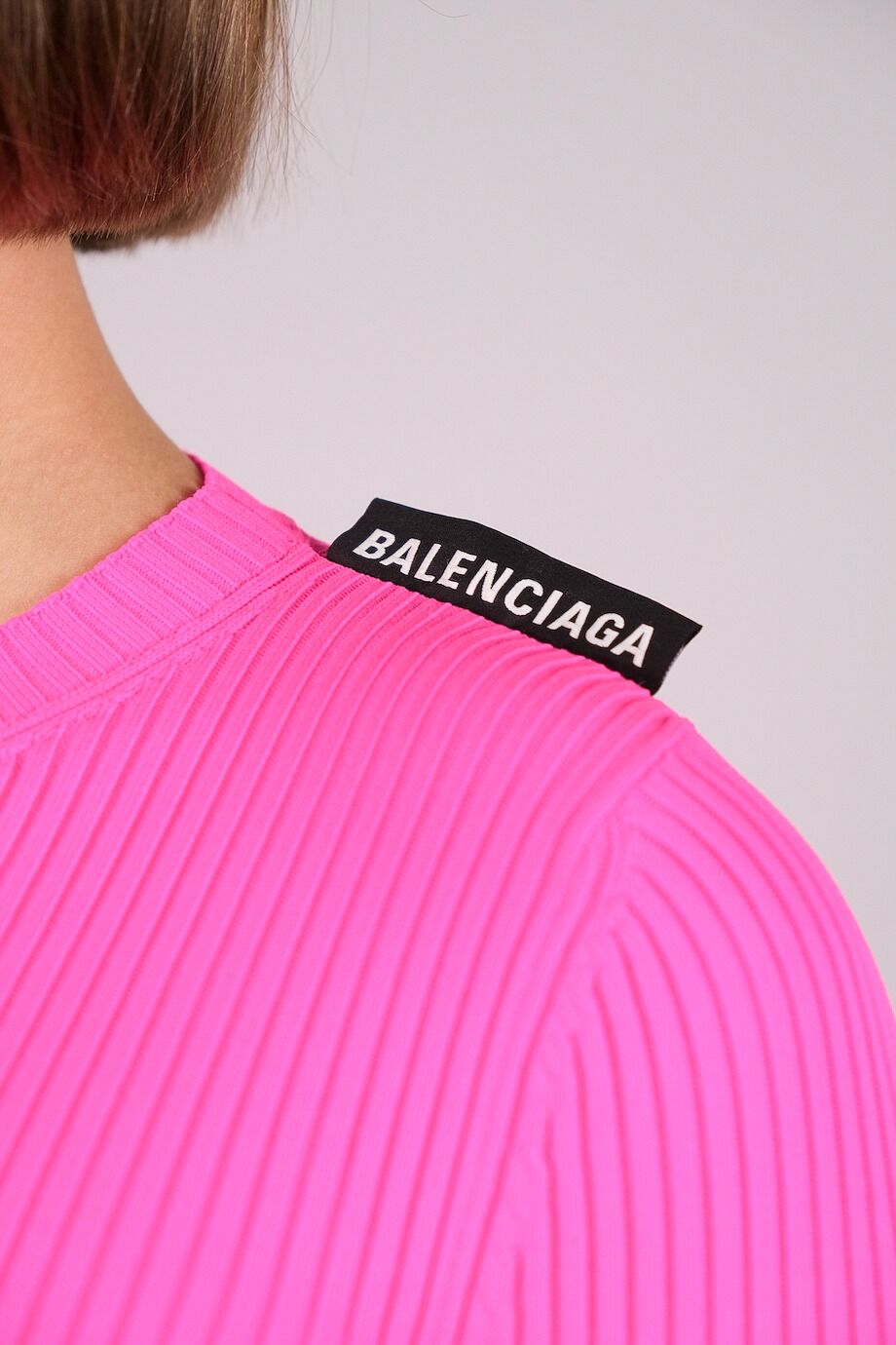 Pink balenciaga top hot sale