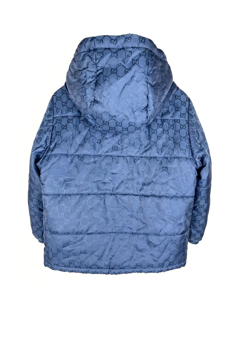 image 3 Детская куртка синего цвета c капюшоном
