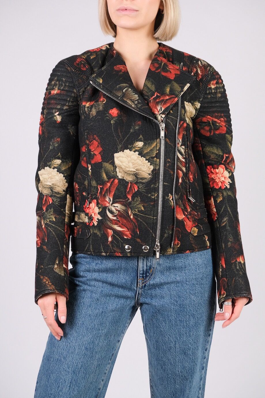 image 1 Куртка с цветочным принтом