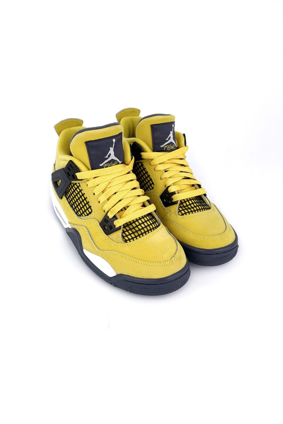 image 1 Детские кроссовки Air Jordan 4 Retro желтого цвета