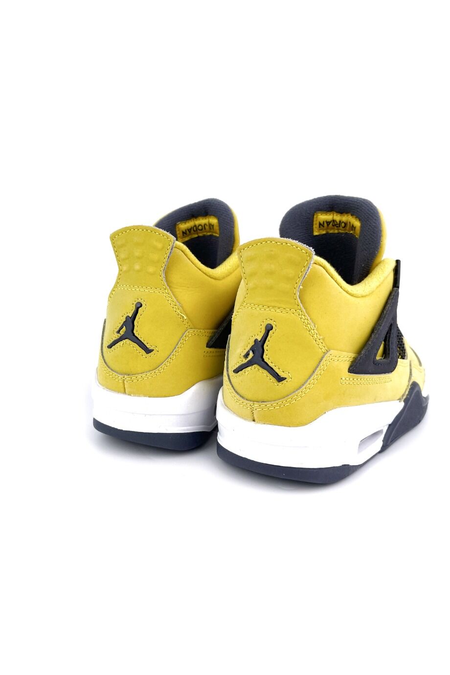 image 4 Детские кроссовки Air Jordan 4 Retro желтого цвета