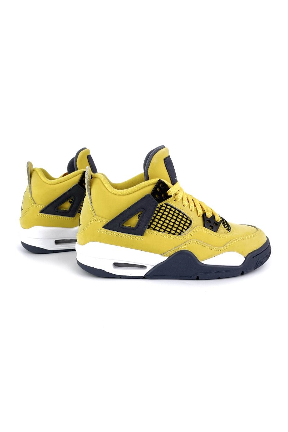 image 5 Детские кроссовки Air Jordan 4 Retro желтого цвета