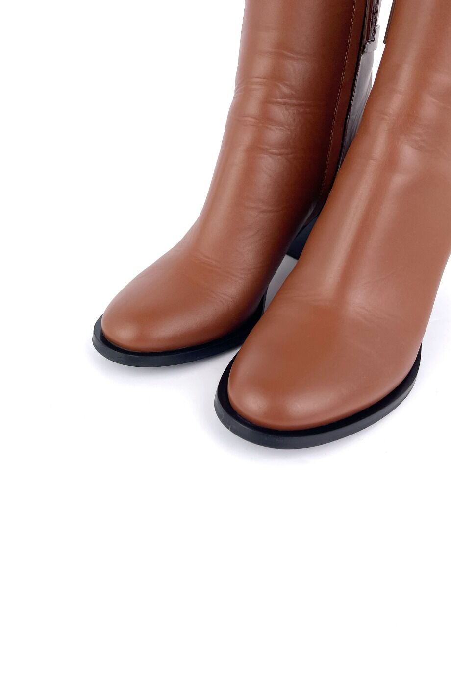 image 3 Ботильоны коричневого цвета на устойчивом каблуке