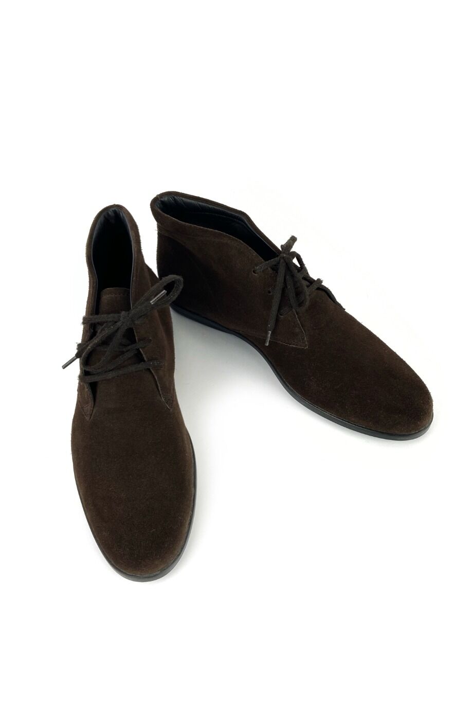 image 2 Замшевые ботинки коричневого цвета