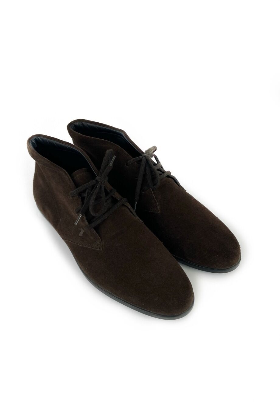 image 1 Замшевые ботинки коричневого цвета