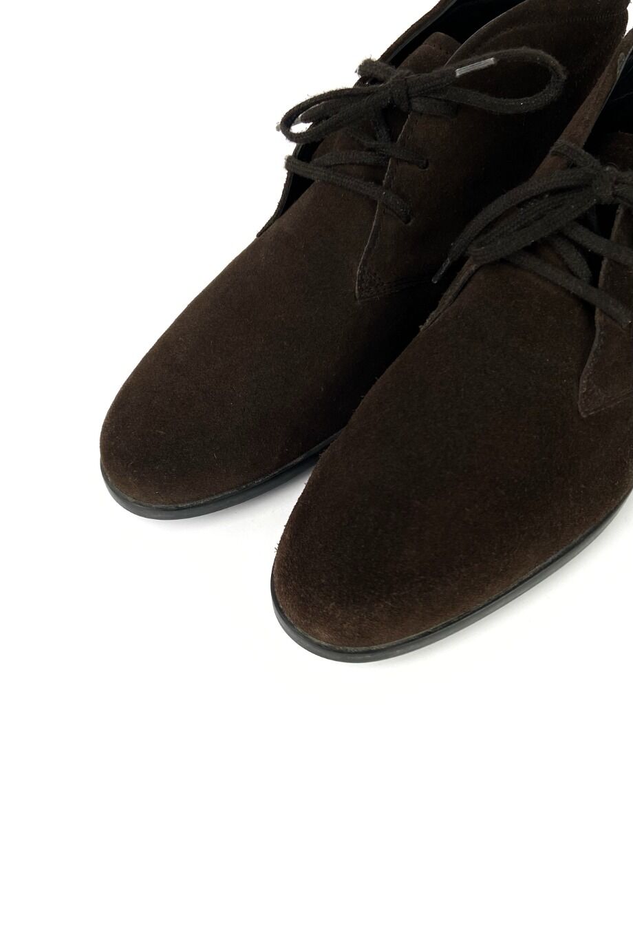image 3 Замшевые ботинки коричневого цвета