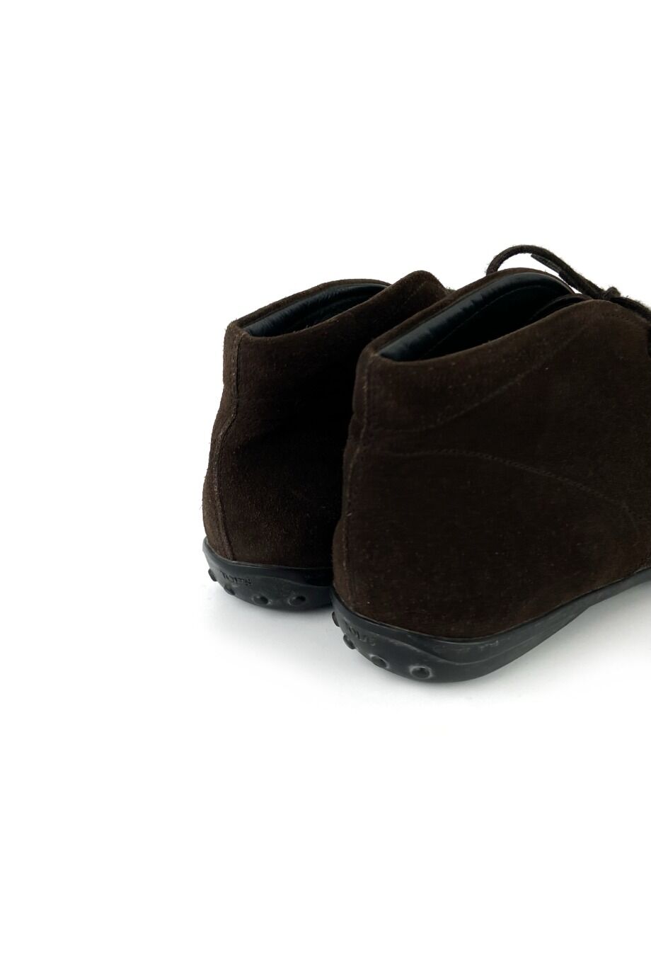 image 4 Замшевые ботинки коричневого цвета