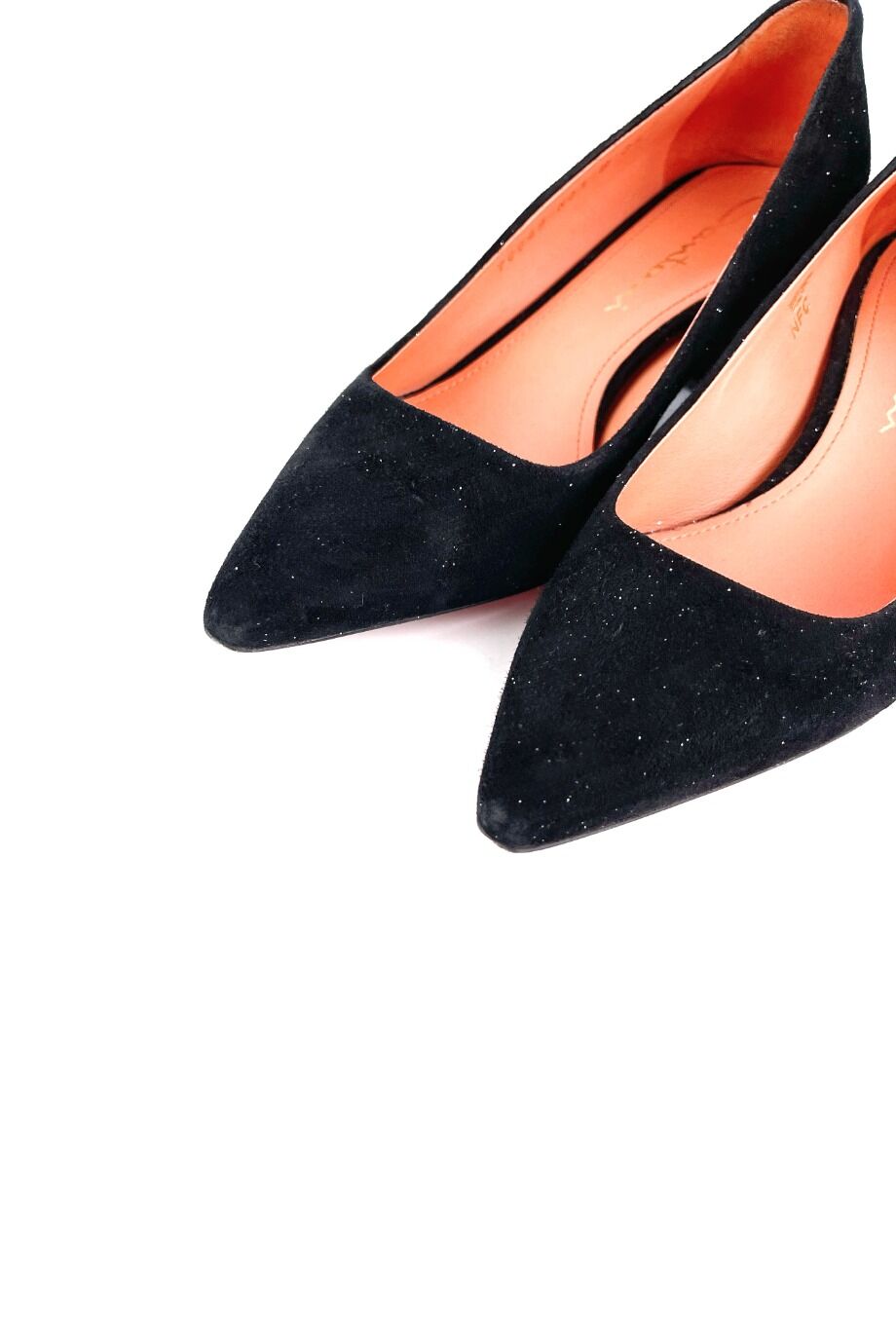 image 3 Туфли черного цвета с блестками на низком каблуке