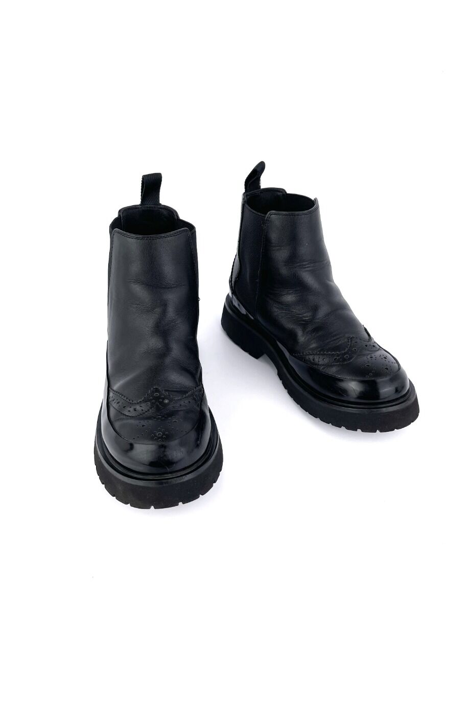 image 2 Детские ботинки-челси чёрного цвета