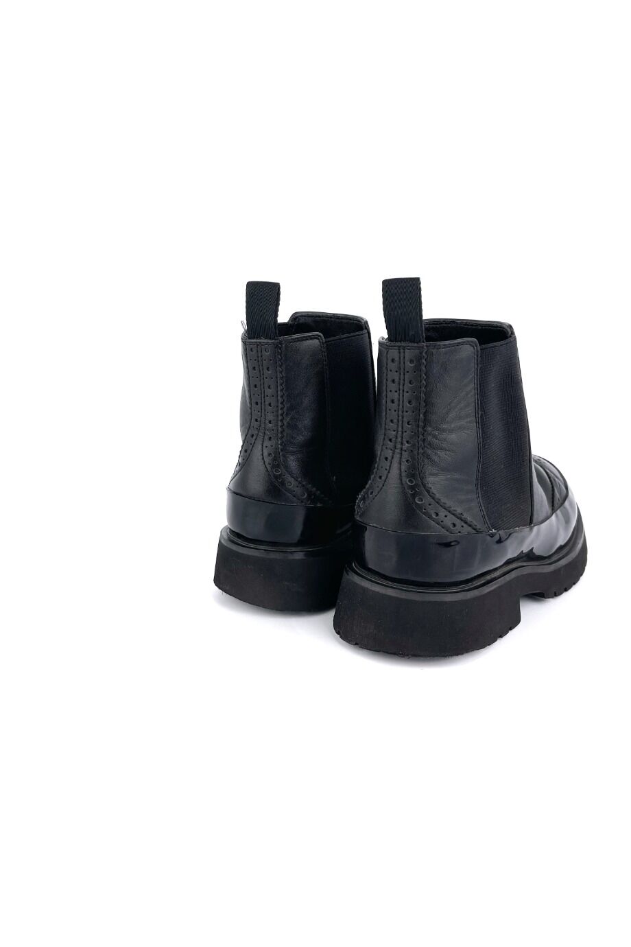 image 4 Детские ботинки-челси чёрного цвета