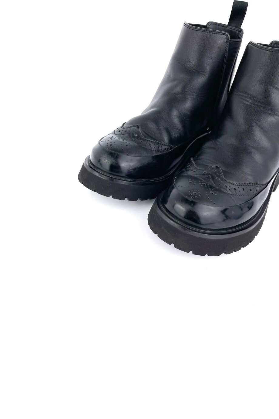 image 3 Детские ботинки-челси чёрного цвета