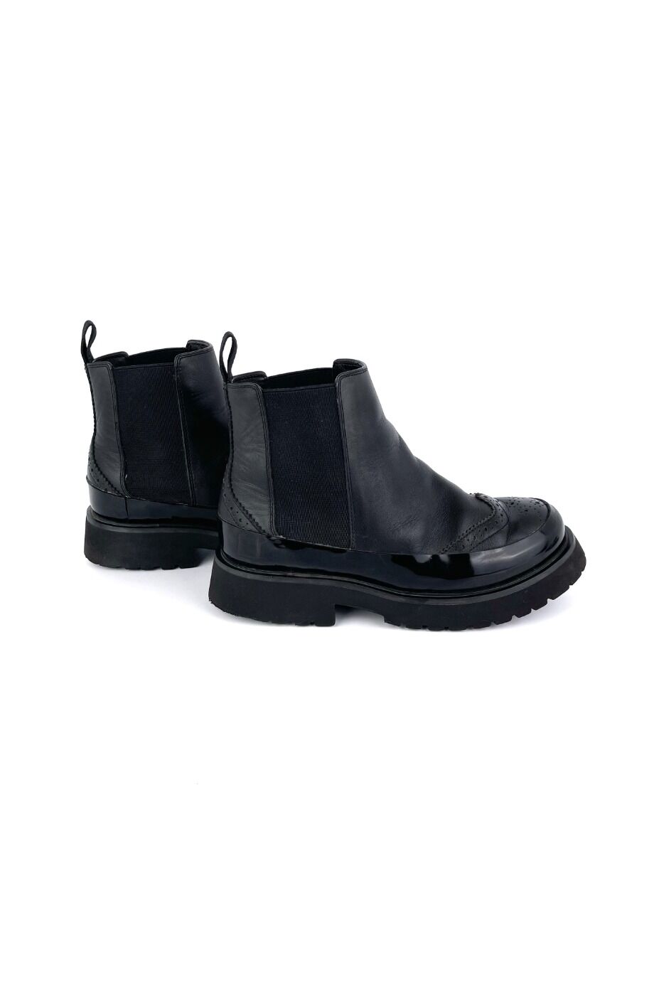 image 5 Детские ботинки-челси чёрного цвета