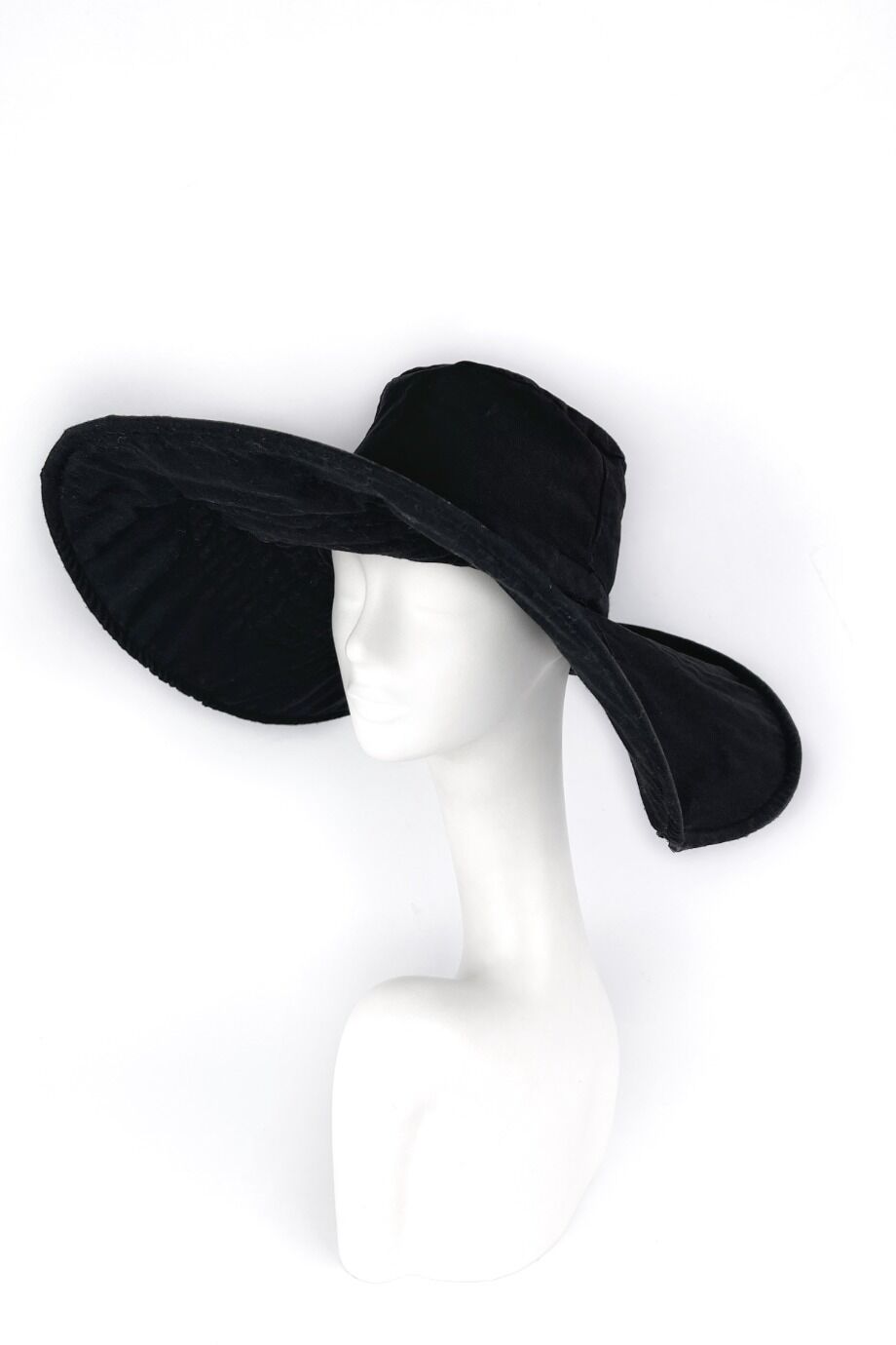 image 2 Пляжная шляпа чёрного цвета с широкими полями