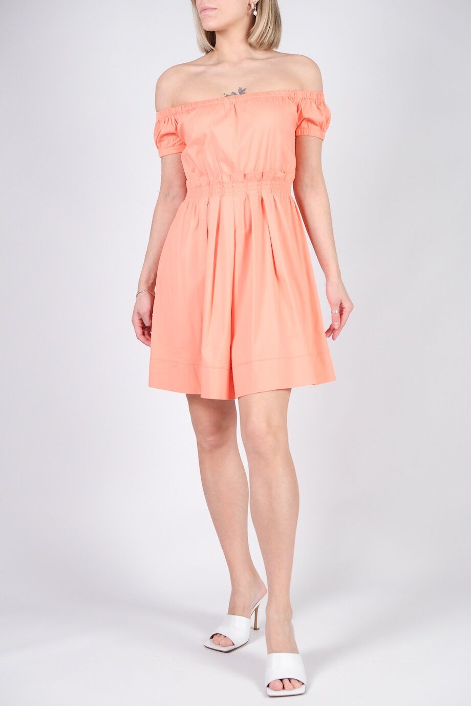 image 1 Платье мини оранжевого цвета