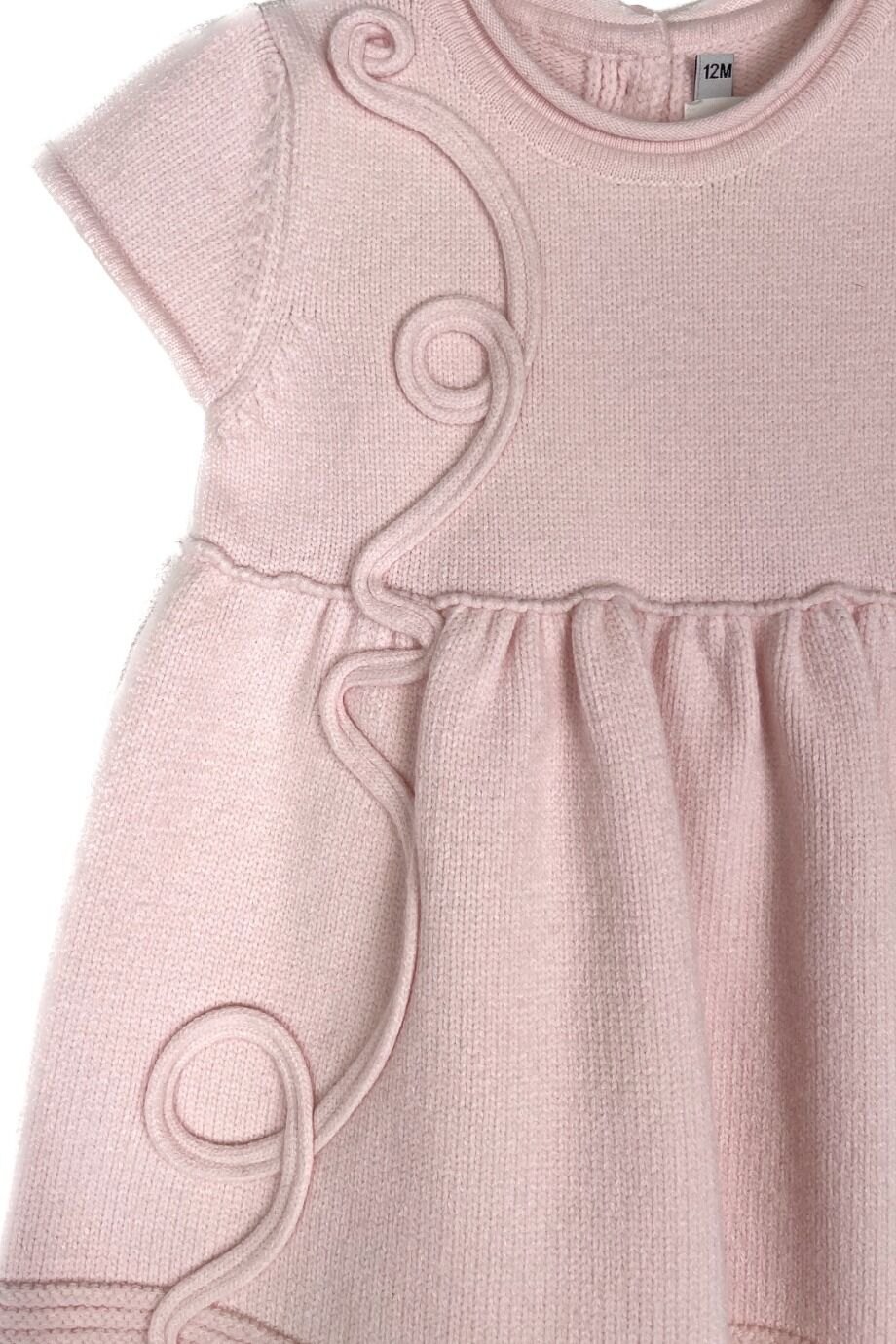 image 2 Вязаное платье розового цвета