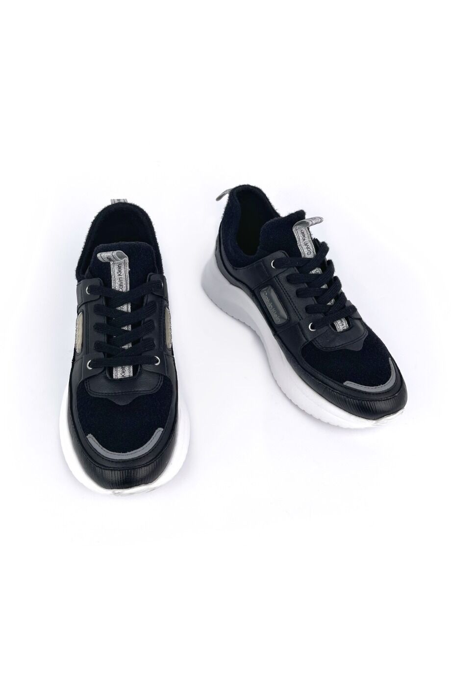 image 2 Комбинированные кроссовки чёрного цвета