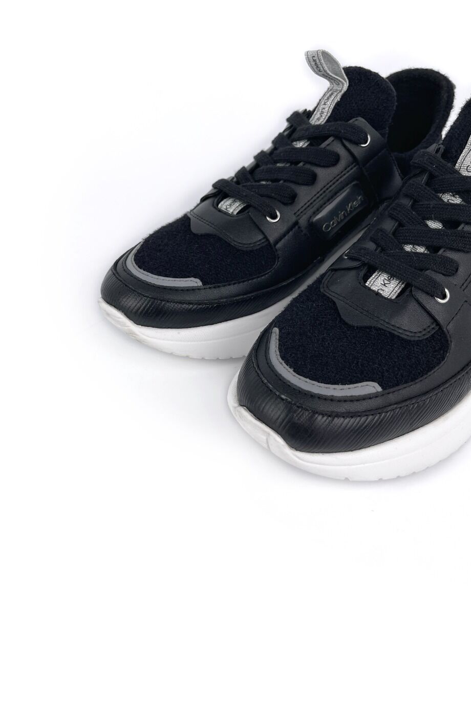 image 3 Комбинированные кроссовки чёрного цвета