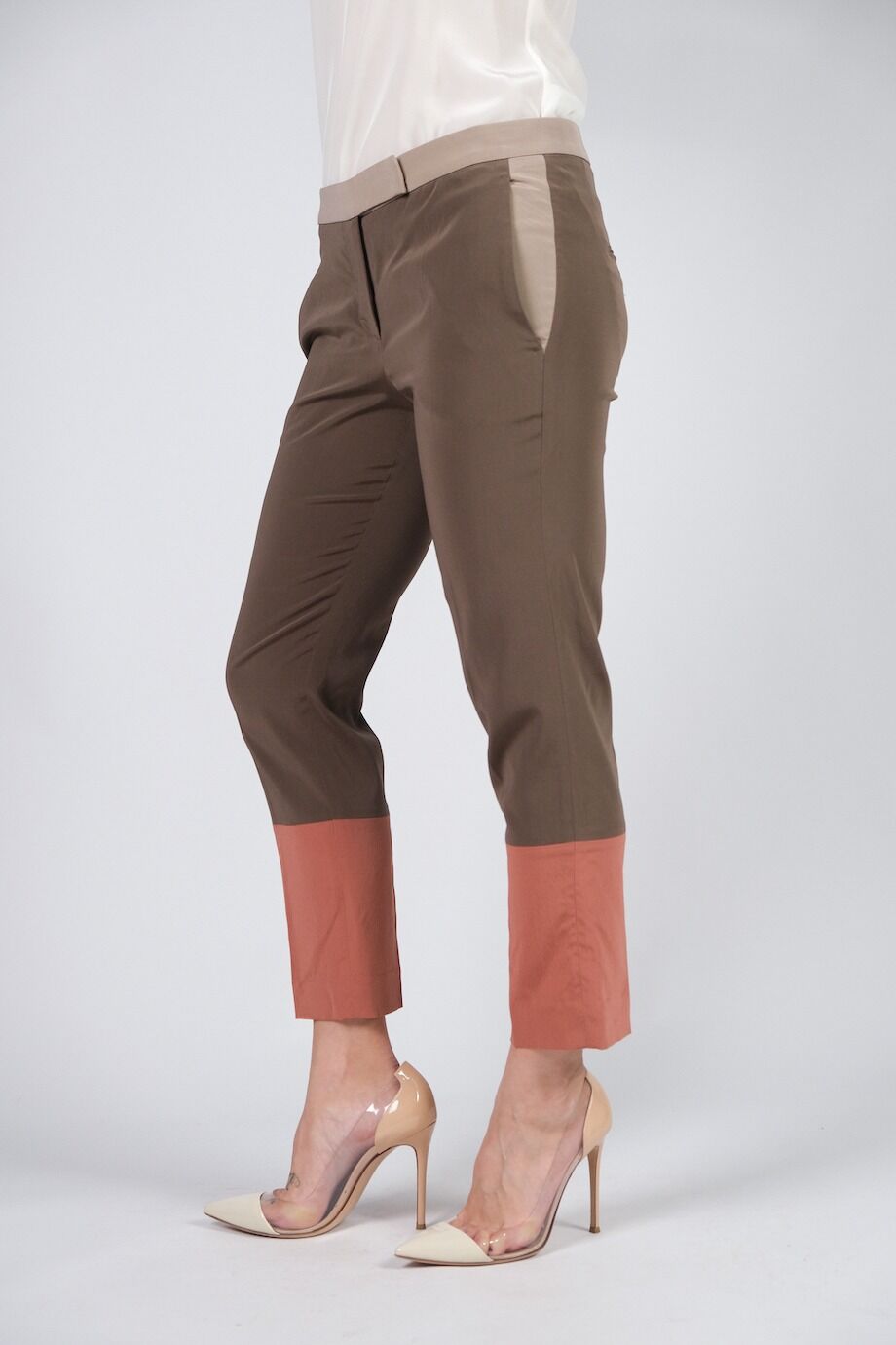 image 3 Шелковые брюки