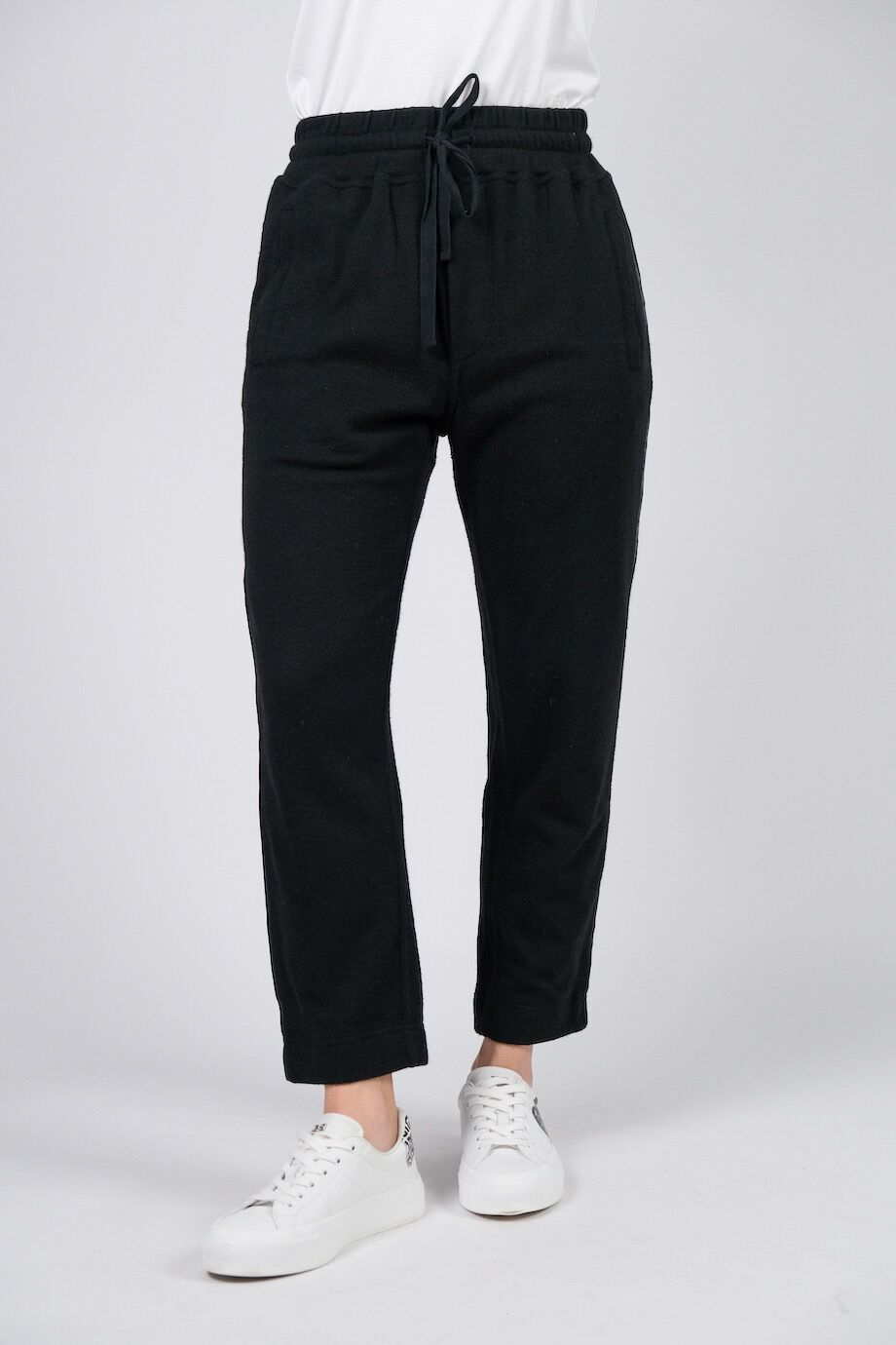 image 2 Трикотажный брюки на резинке чёрного цвета