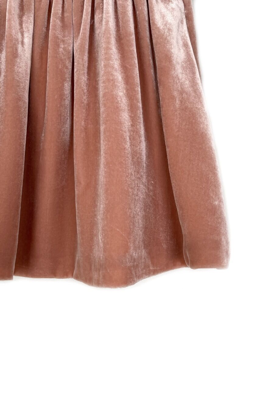 image 2 Детская юбка из велюра розового цвета