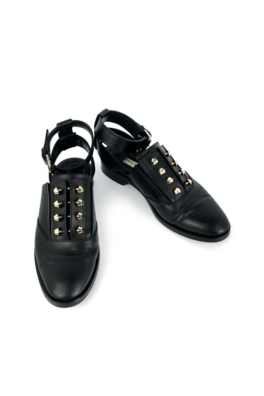 image 2 Ботинки черного с ремешками на лодыжках