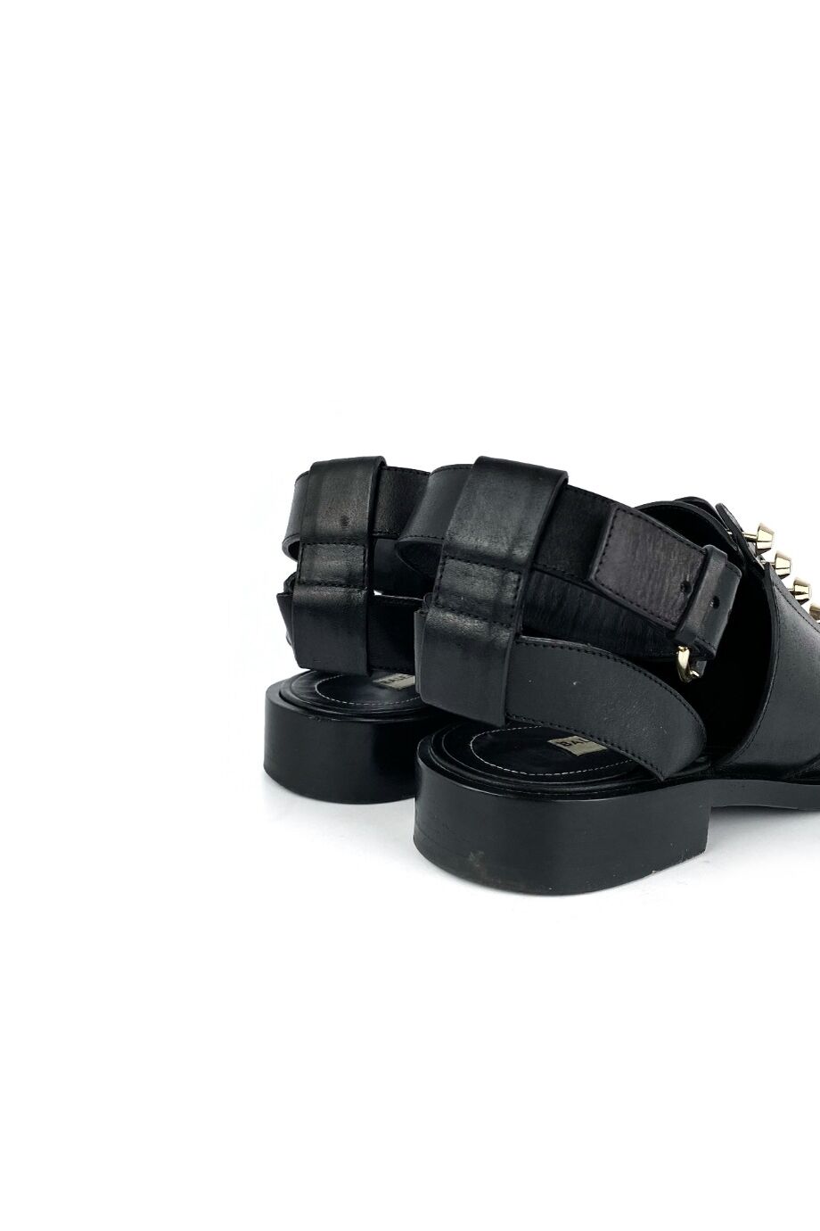 image 4 Ботинки черного с ремешками на лодыжках