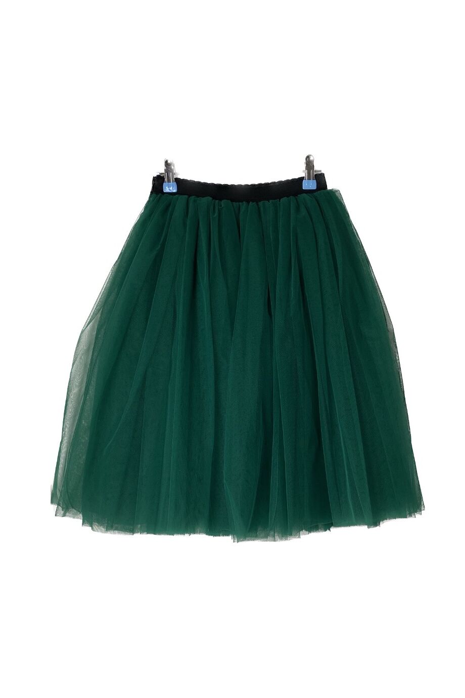 image 2 Детская юбка из сетки зелёного цвета