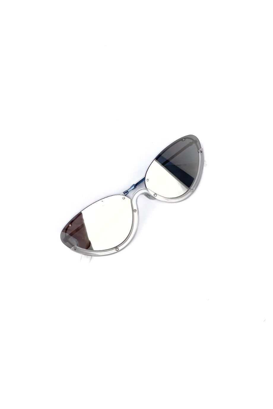 image 3 Зеркальные очки с пластиковой вставкой