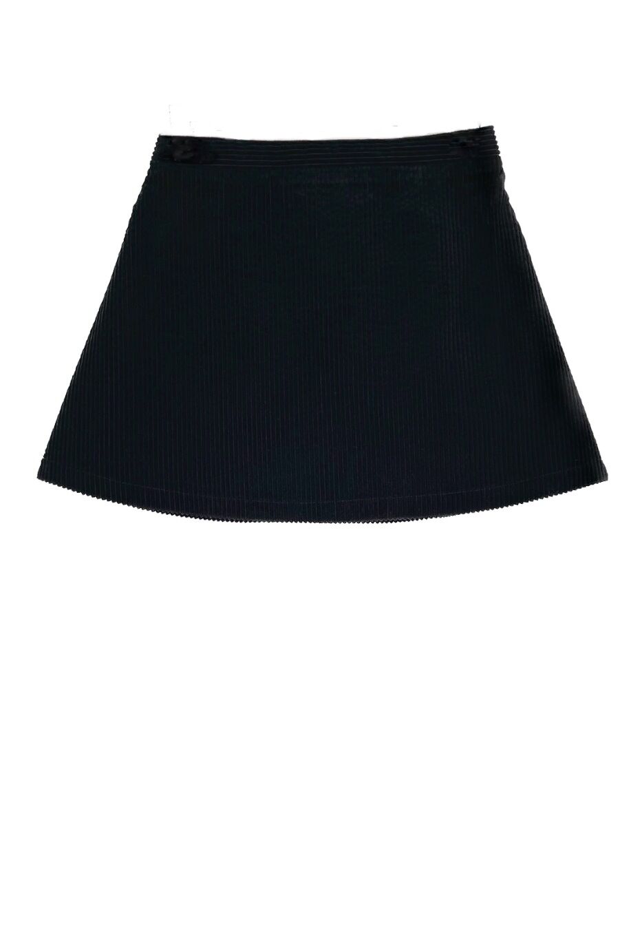 image 2 Детская юбка из вельвета черного цвета