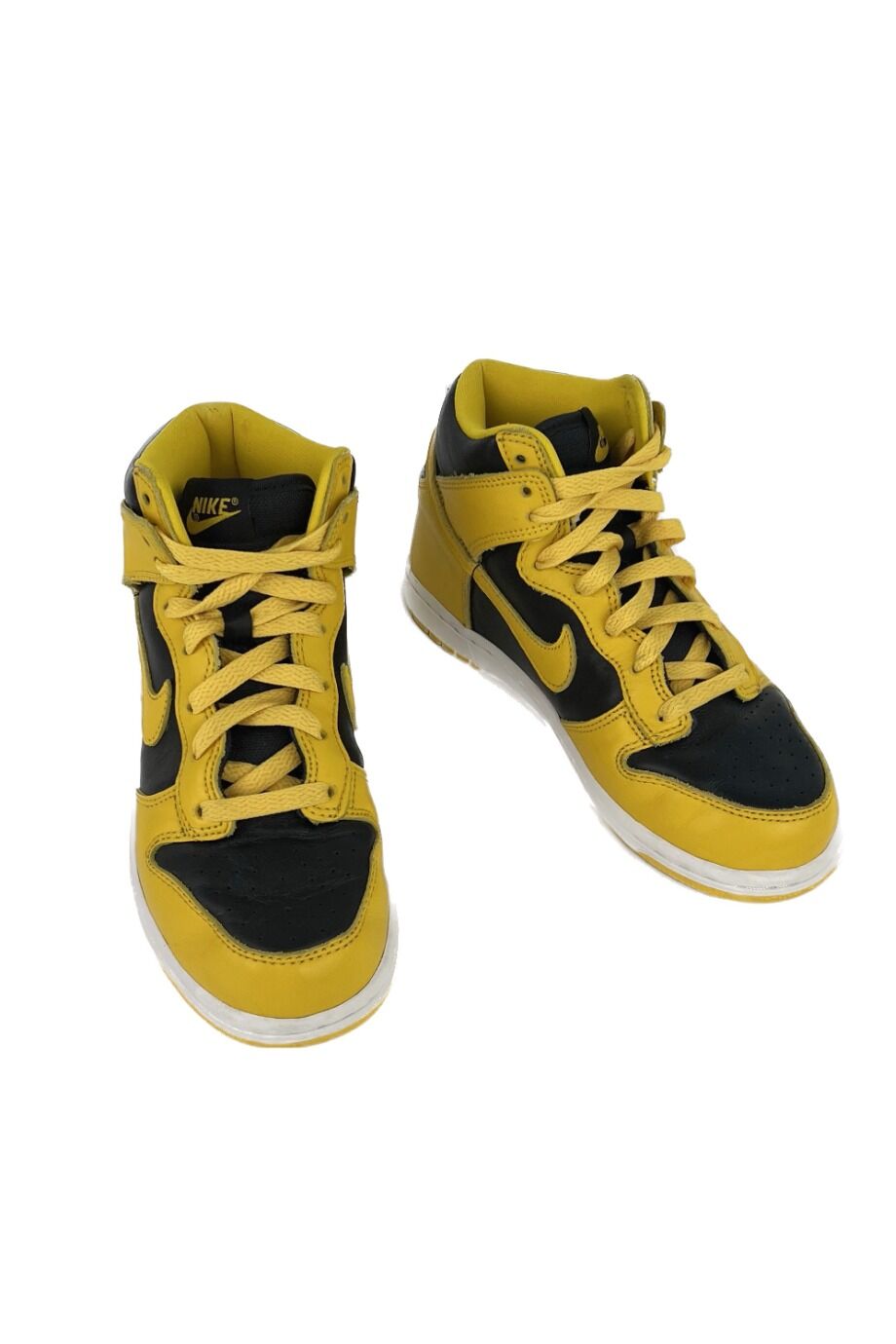 image 2 Высокие кеды Dunk High желто-чёрного цвета