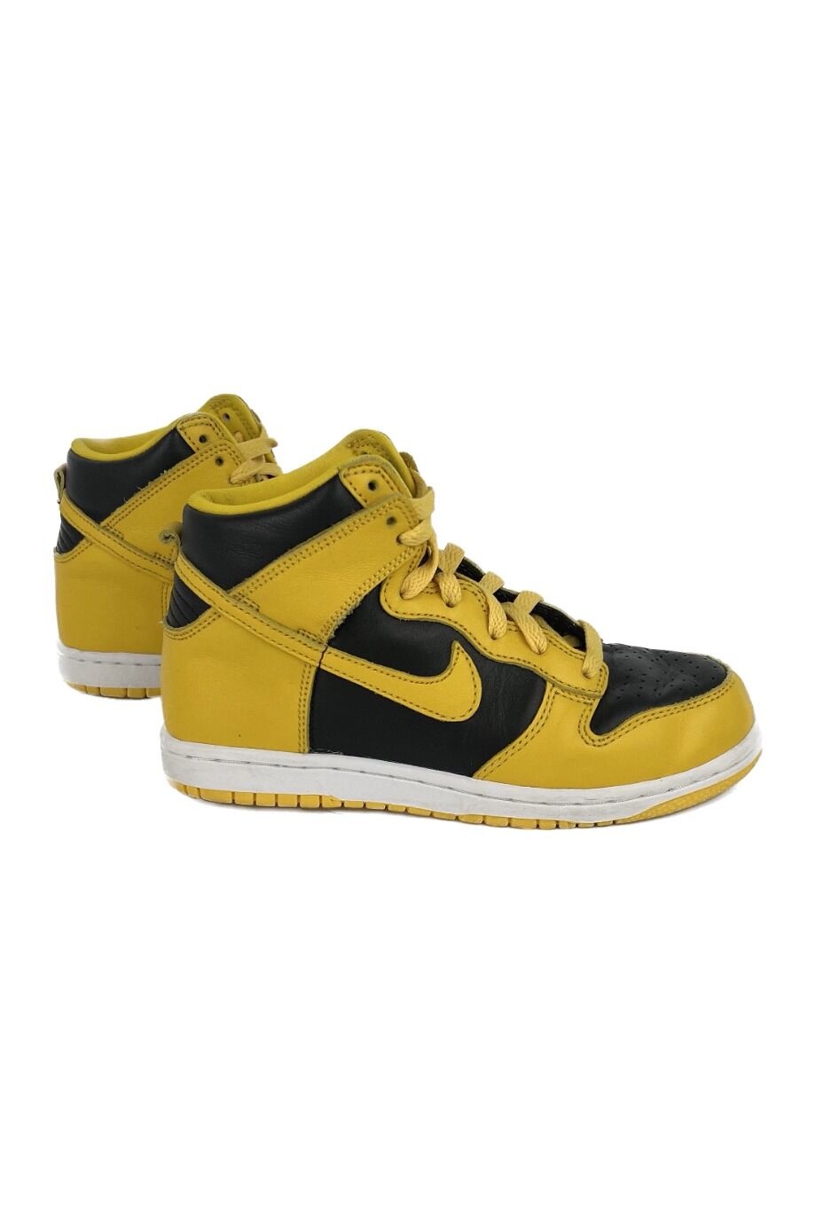 image 5 Высокие кеды Dunk High желто-чёрного цвета