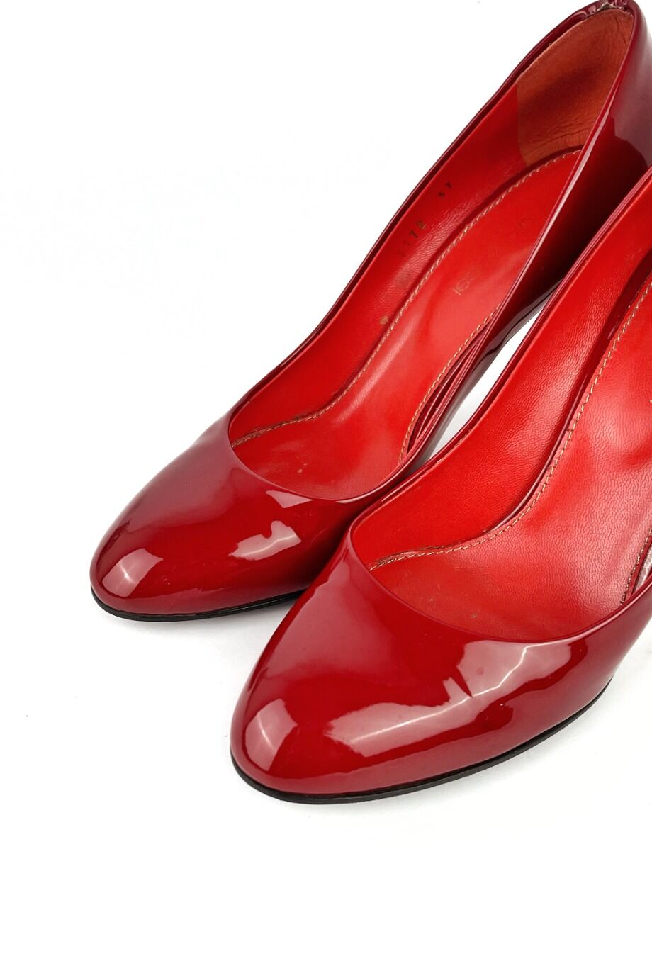 image 3 Лаковые туфли ягодного цвета