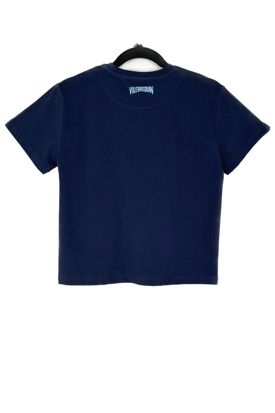 image 2 Детская футболка темно-синего цвета с вышивкой