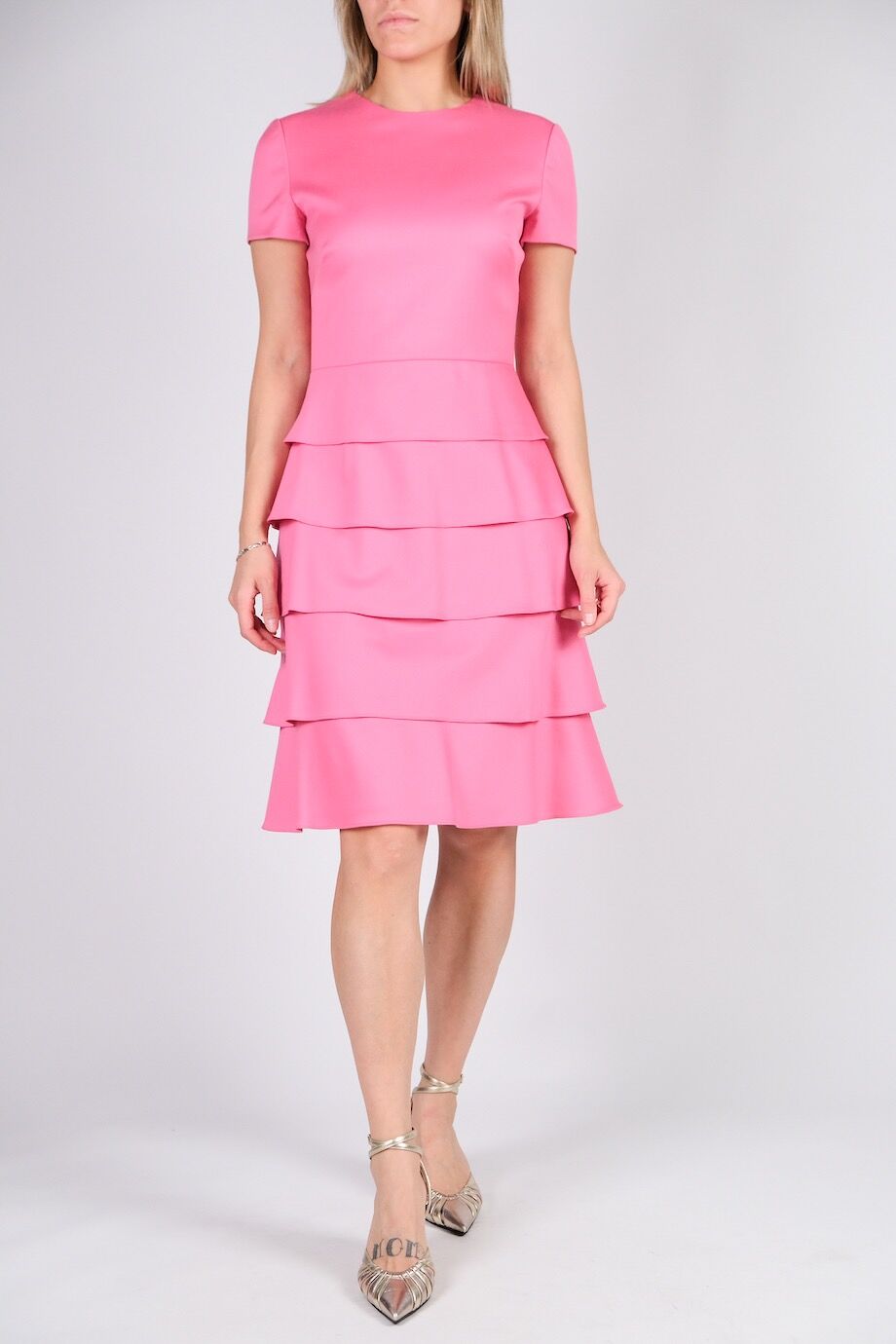 image 1 Платье розового цвета с коротким рукавом