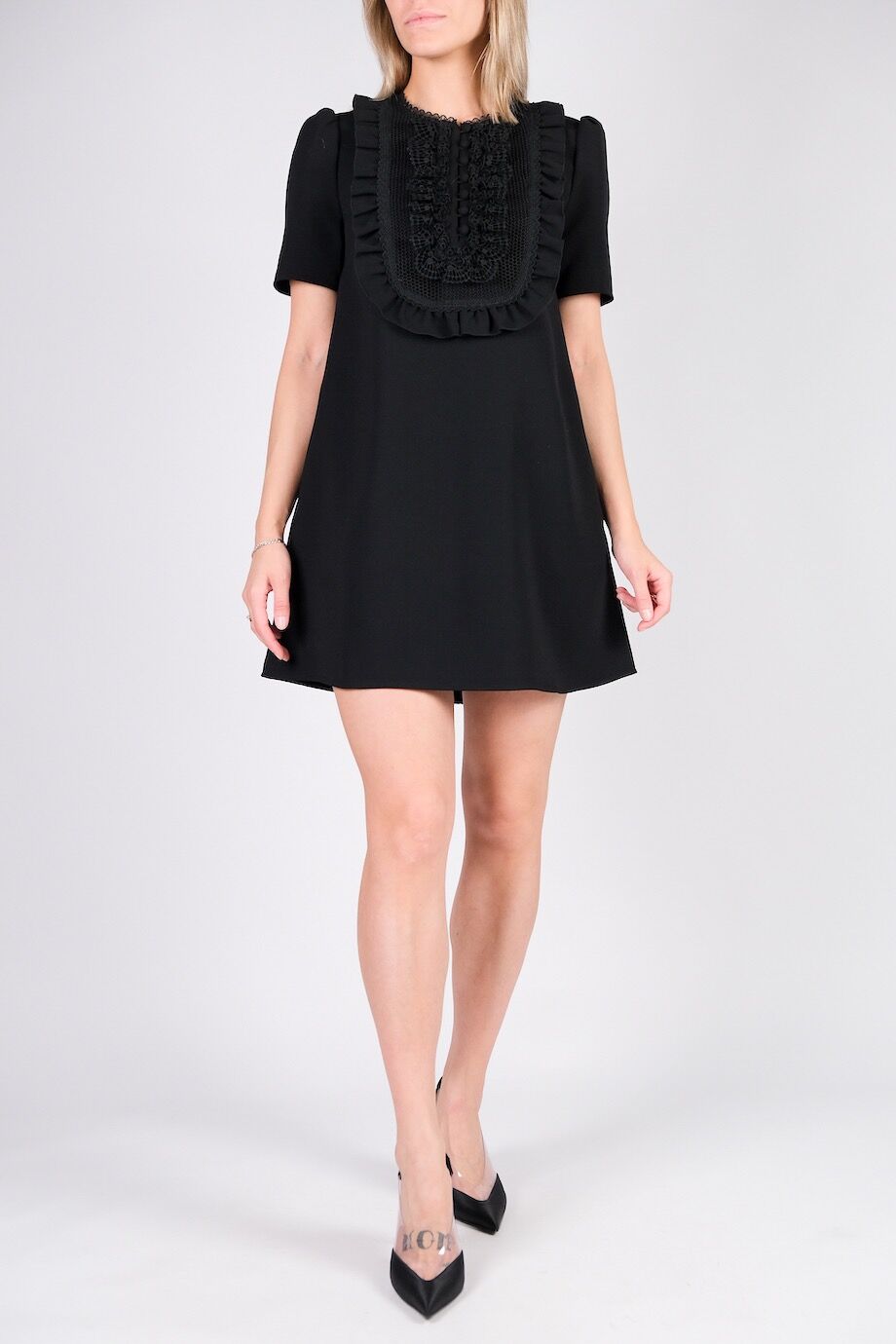 image 1 Платье чёрного цвета с коротким рукавом