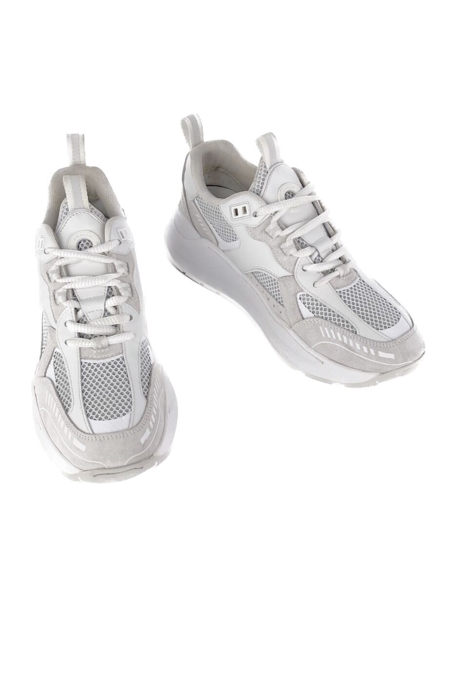 image 2 Комбинированные кроссовки белого цвета