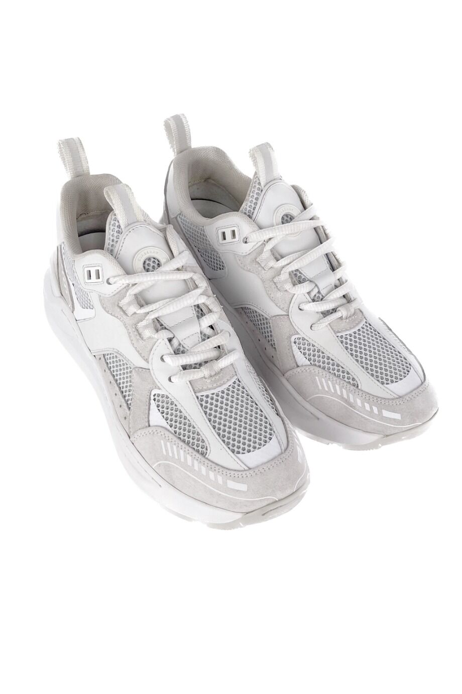 image 1 Комбинированные кроссовки белого цвета