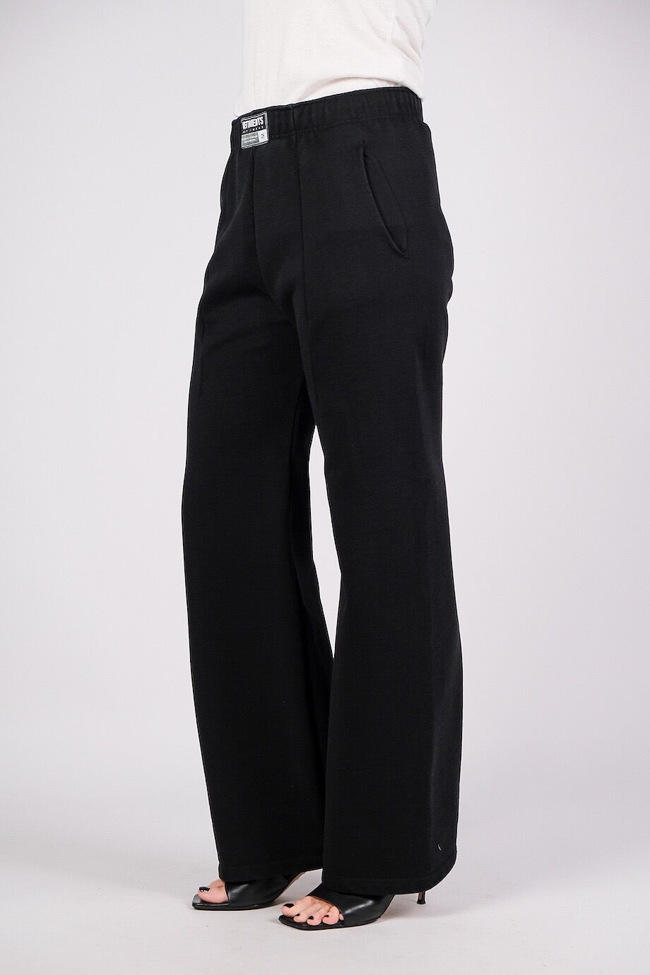 image 3 Спортивные брюки прямого кроя чёрного цвета