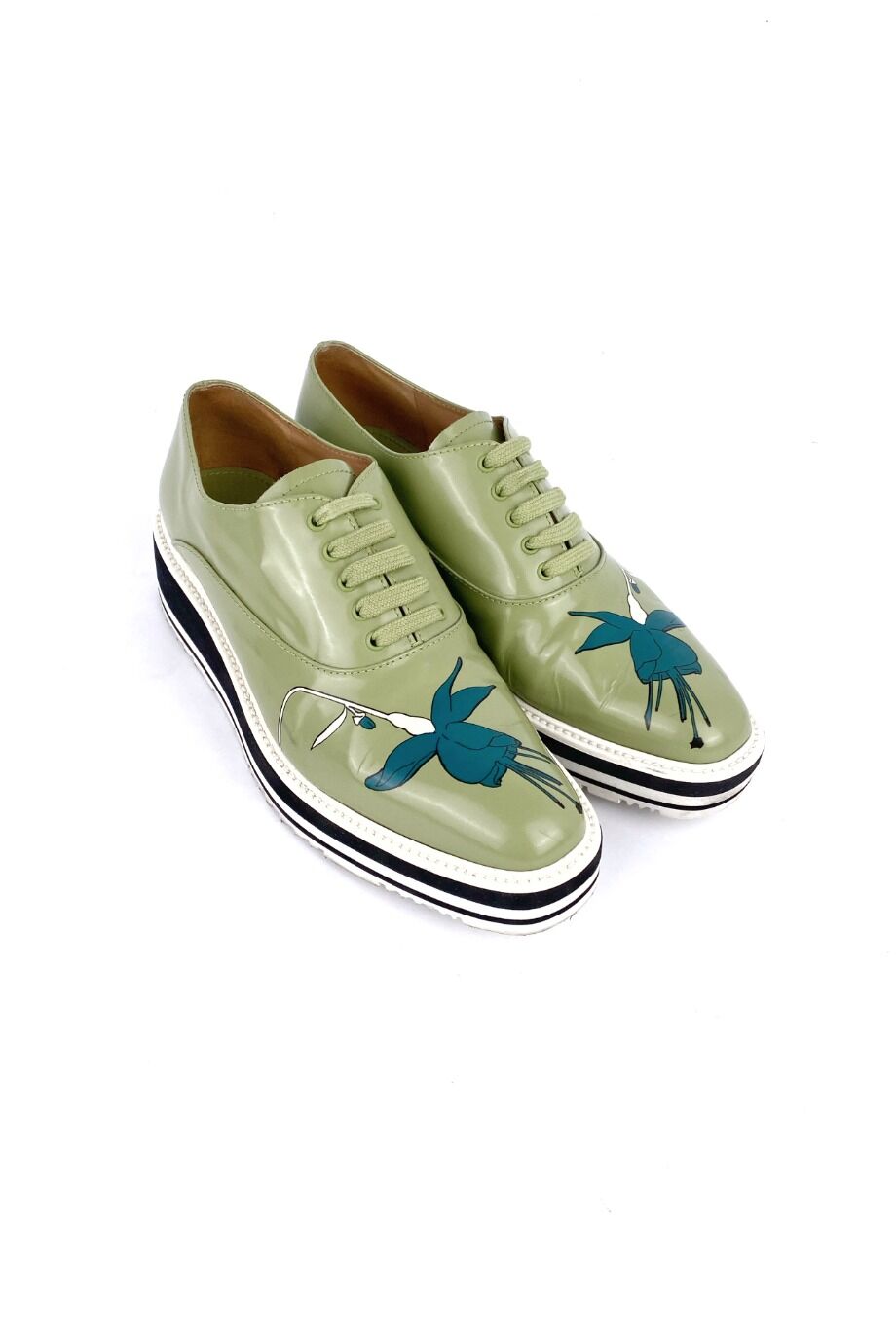 image 1 Лакированные ботинки зеленого цвета