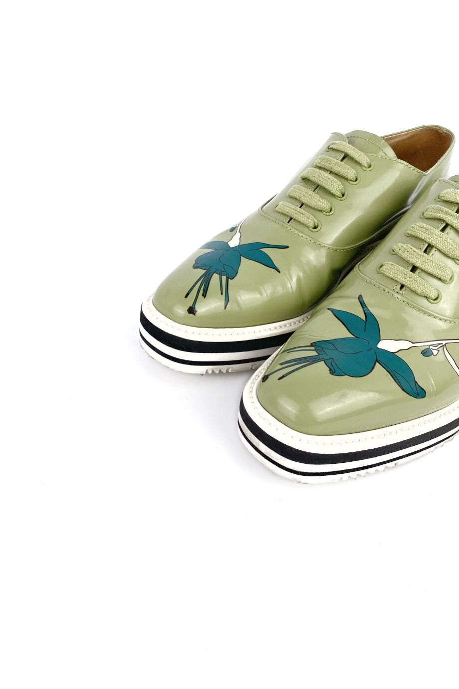 image 3 Лакированные ботинки зеленого цвета