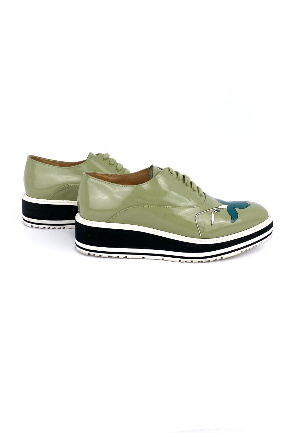 image 5 Лакированные ботинки зеленого цвета