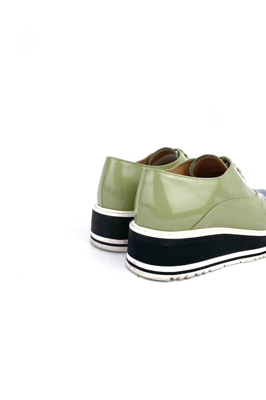 image 4 Лакированные ботинки зеленого цвета